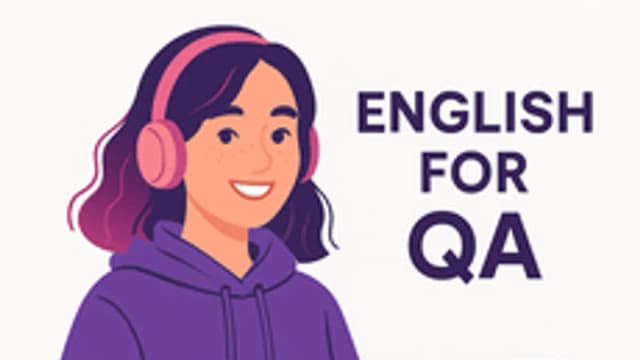 Обложка курса «Английский для собеседования на QA» на Stepik