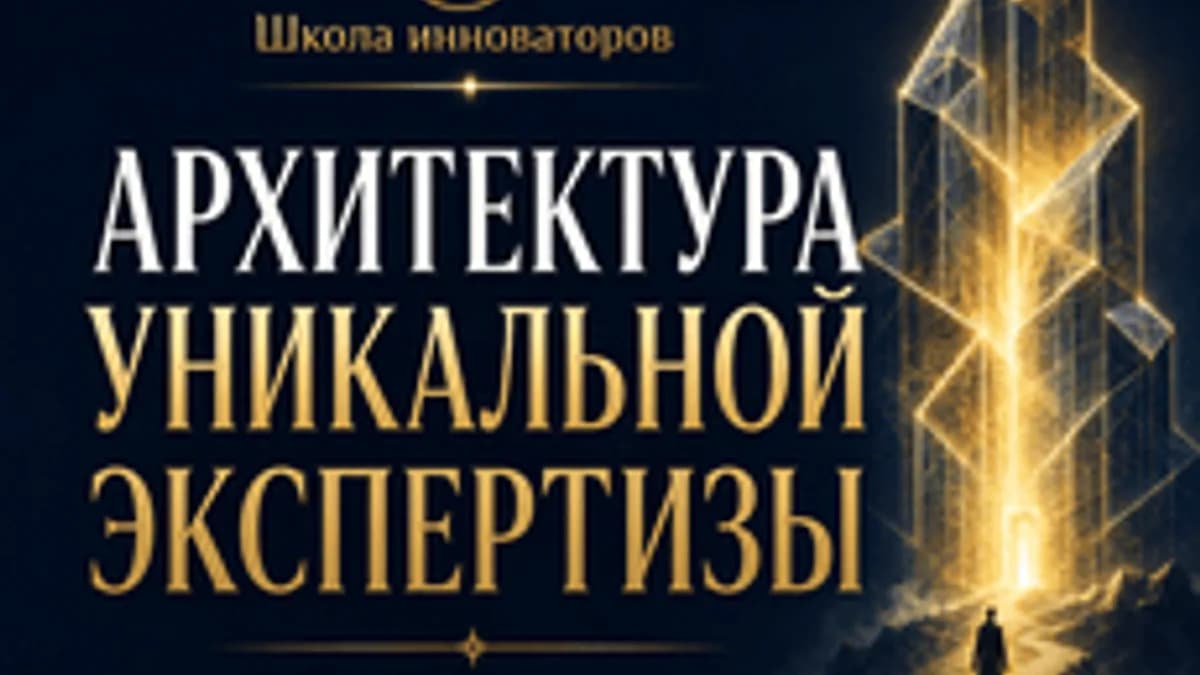 Обложка курса «Архитектура уникальной экспертизы» на Stepik