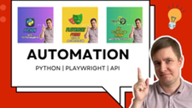 Обложка курса «Автотесты 3 в 1: Python, Playwright, API» на Stepik