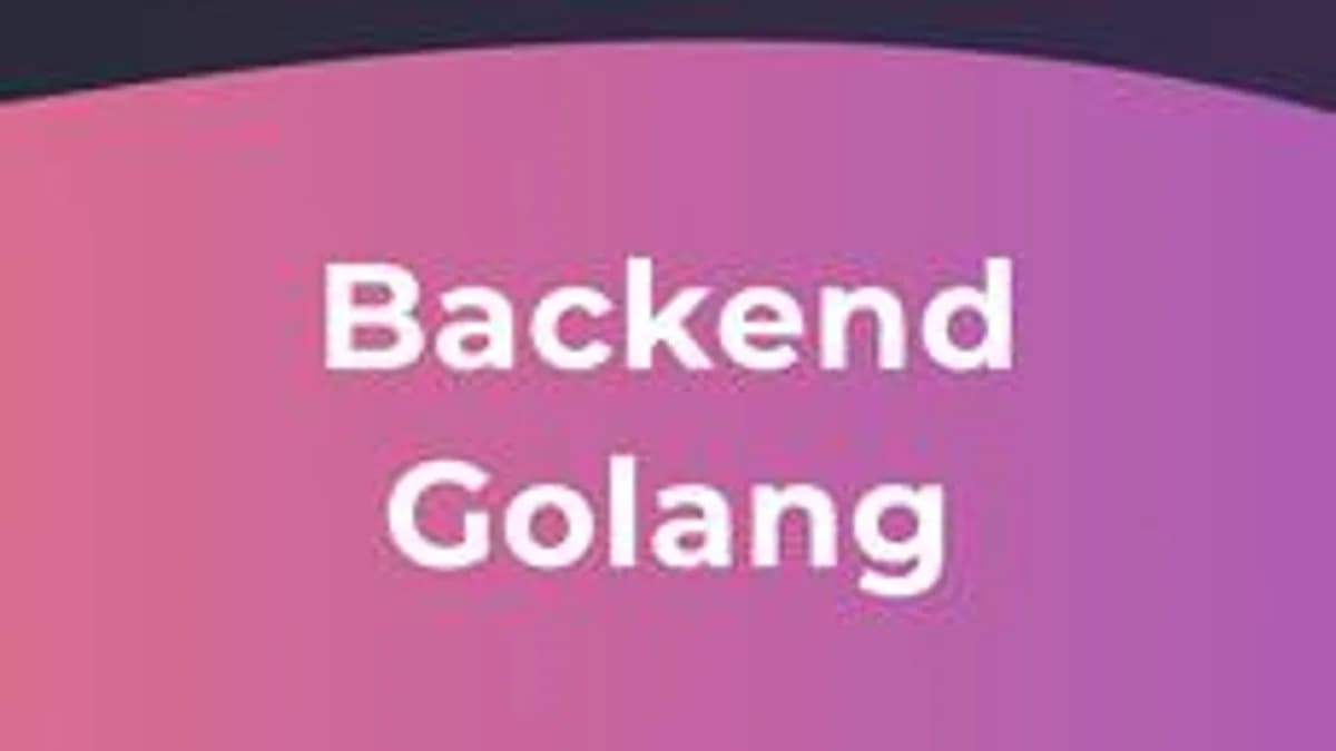 Обложка курса «Backend Golang» на Stepik