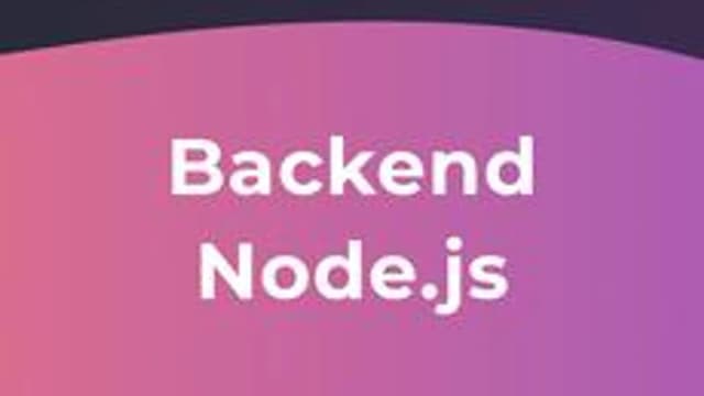 Обложка курса «Backend Node.js разработка» на Stepik