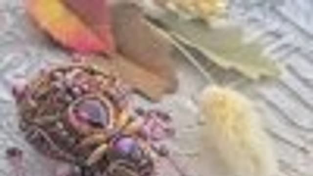 Обложка курса: Брошь "Ажурный жучок" [rupeka_beads]. Площадка: Складчик