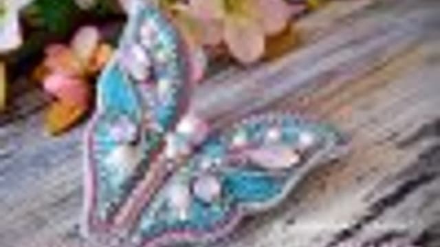 Обложка курса: Брошь «Крылья» [rupeka_beads]. Площадка: Складчик