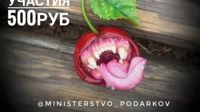 Обложка курса: Брошь Зубастая вишня (Наталья Столярова). Площадка: Складчина.biz