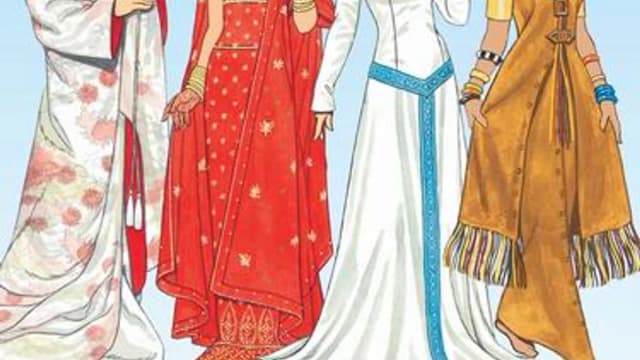 Обложка курса: Бумажные куклы: Невесты мира. Площадка: Складчик