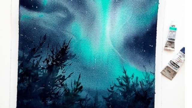 Обложка курса: Cеверное сияние [Надя Лойтлофф]. Площадка: Складчик