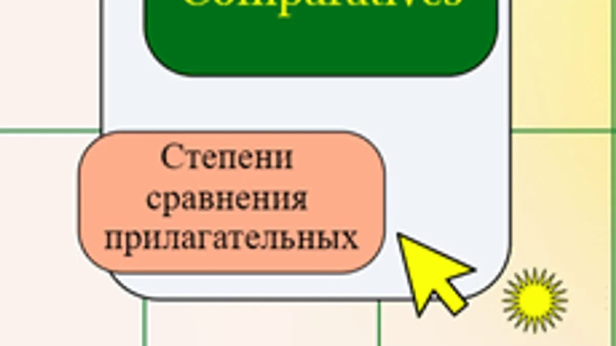 Обложка курса «Comparatives (Степени сравнения прилагательных)» на Stepik