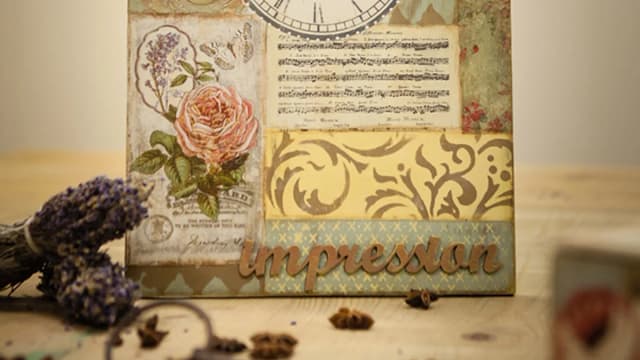 Обложка курса: [Декупаж] Часы "Время впечатлений" [Алла Маврина]. Площадка: Складчик