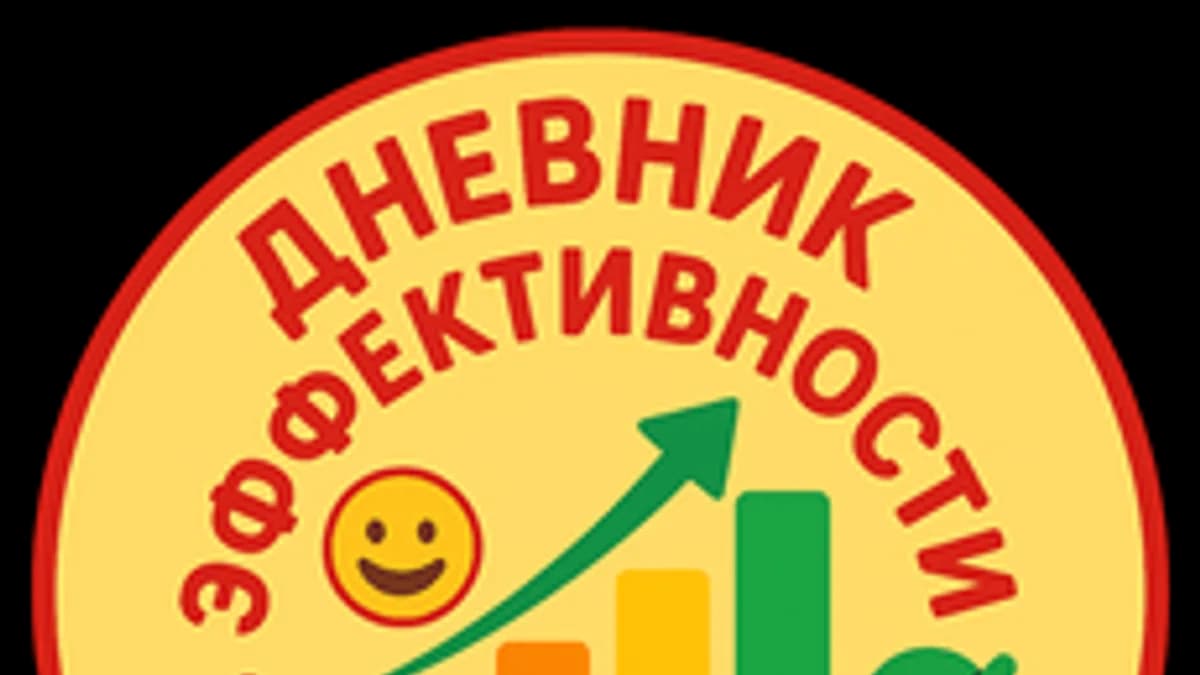 Обложка курса «Дневник Эффективности: система 10x» на Stepik