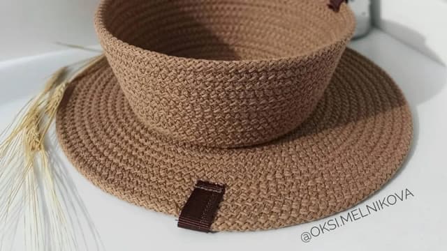Обложка курса: Эко-корзинка + салфетка (oksi.melnikova). Площадка: Складчина.biz