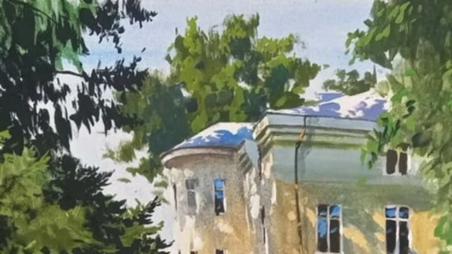 Обложка курса: [enterclass] Гуашь и солнце (Ольга Кабаева). Площадка: Складчина.biz