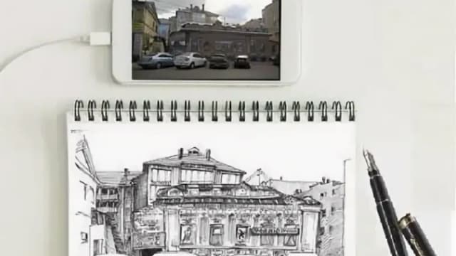 Обложка курса: Фактурный набросок (Светлана Бузанова). Площадка: Складчина.biz