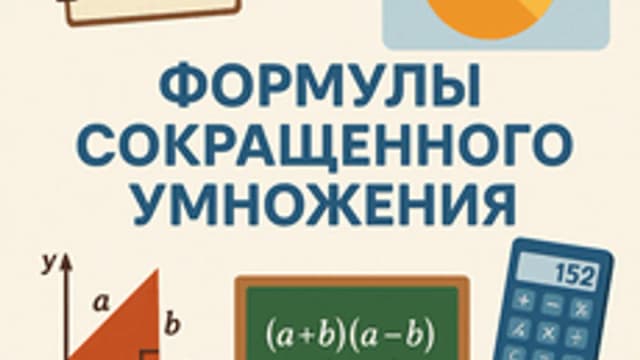 Обложка курса «Формулы сокращенного умножения» на Stepik