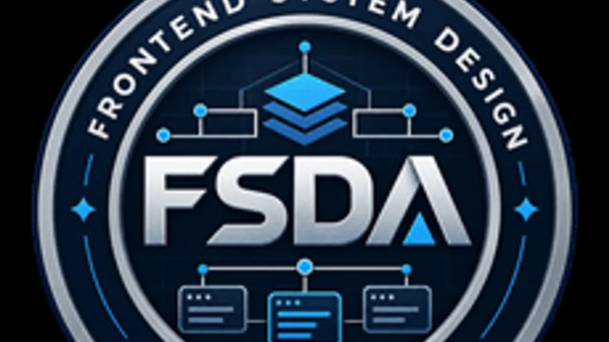 Обложка курса «Frontend System Design Accreditation» на Stepik