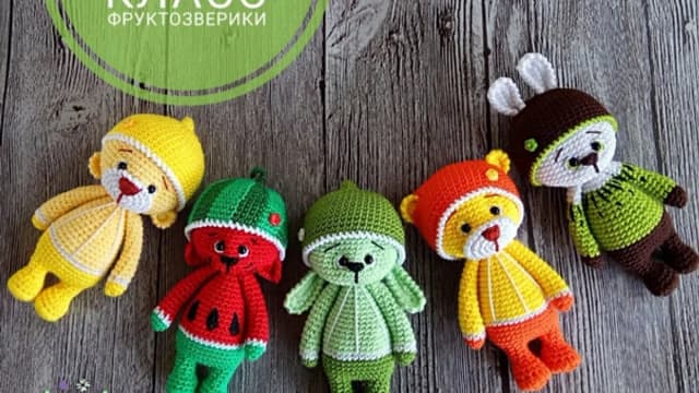 Обложка курса: Фруктозверики (Александра Конкина). Площадка: Складчина.biz