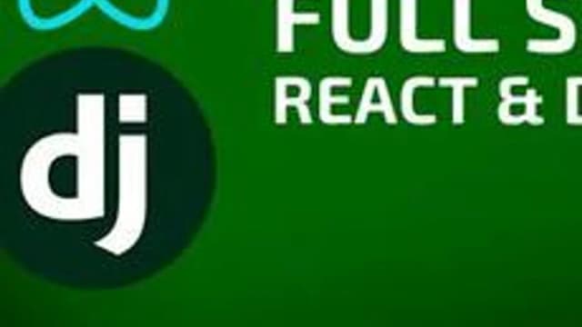 Обложка курса «Fullstack-разработка на Django+React» на Stepik