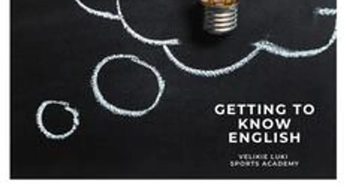 Обложка курса «Getting to Know English» на Stepik