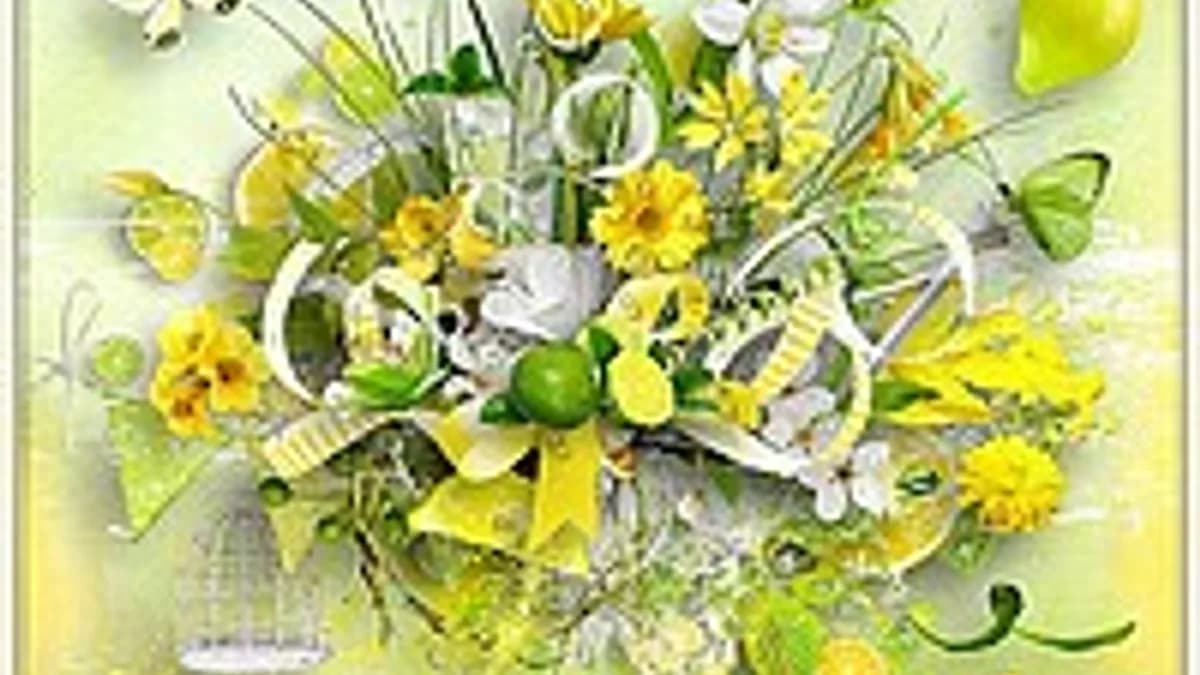 Обложка курса: [Графика] Скрап наборы Lemony Freshness. Площадка: Складчик