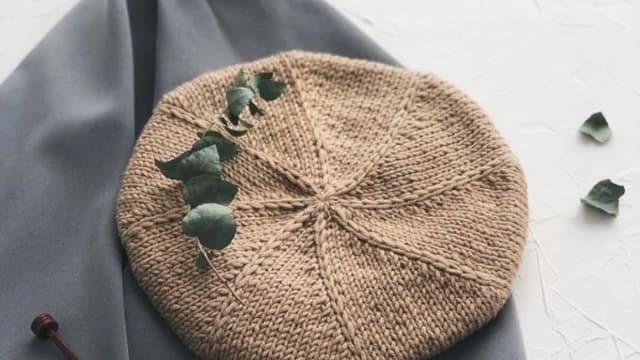 Обложка курса: [Grenka87knit] Берет «Bered» (Вероника Еленич). Площадка: Складчина.biz