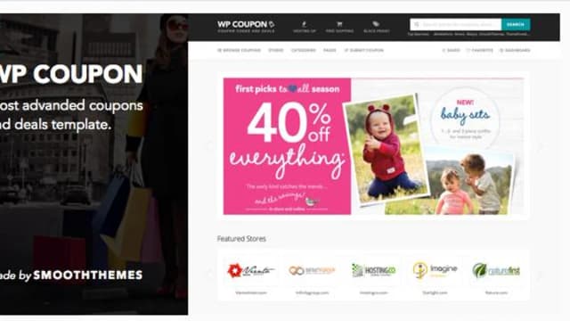 Обложка курса: [HTML] WP Coupon - новая тема сайта купонов. Площадка: Складчик