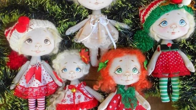 Обложка курса: [Игрушки] Новогодняя мини-куколка. Площадка: Складчик