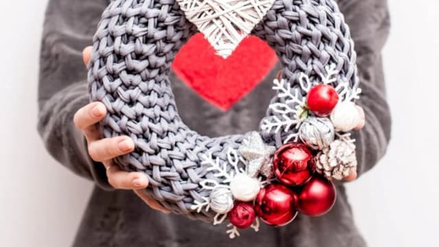Обложка курса: [ILoveCreate] Рождественский венок. Площадка: Складчина.biz