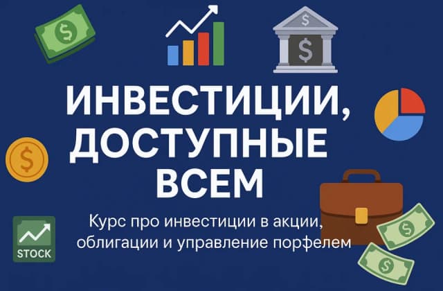 Обложка курса «Инвестиции доступны всем»