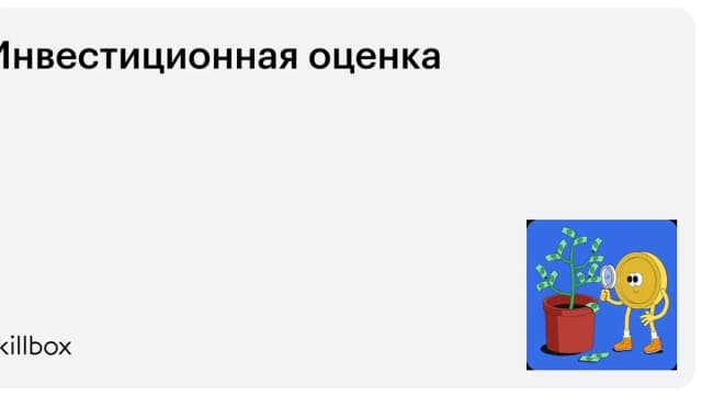 Обложка курса «Инвестиционная оценка» на Skillbox