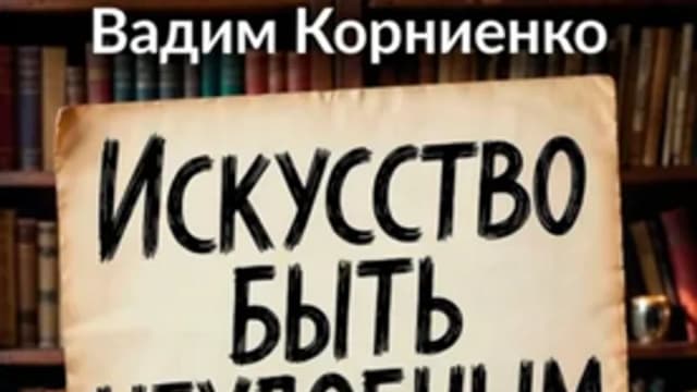 Обложка курса: Искусство быть неудобным [Вадим Корниенко]. Площадка: Складчик