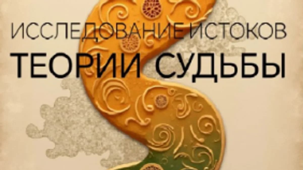 Обложка курса: Исследование истоков теории судьбы [Юань Шушань]. Площадка: Складчик