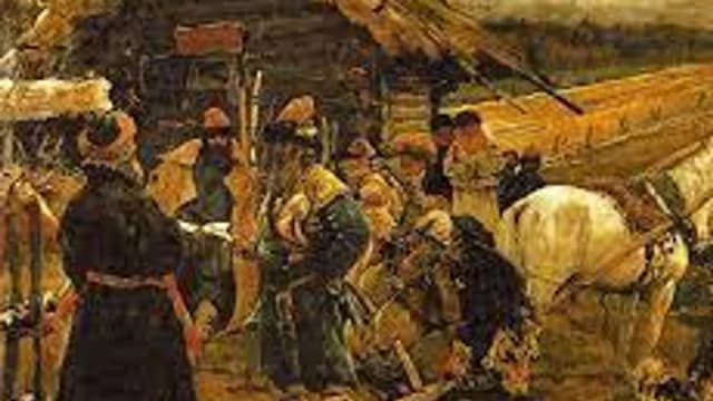 Обложка курса «История закрепощения крестьян» на Stepik