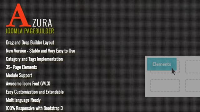Обложка курса: [Joomla] Azura - Responsive Joomla Page Builder. Площадка: Складчик