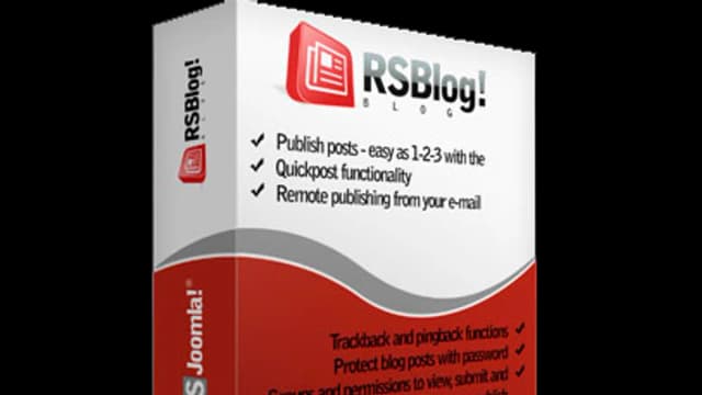 Обложка курса: [Joomla] RSBlog! - компонент блога. Площадка: Складчик