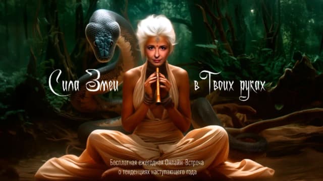 Обложка курса: Как получить силу Змеи [Оксана Сахранова]. Площадка: Складчик