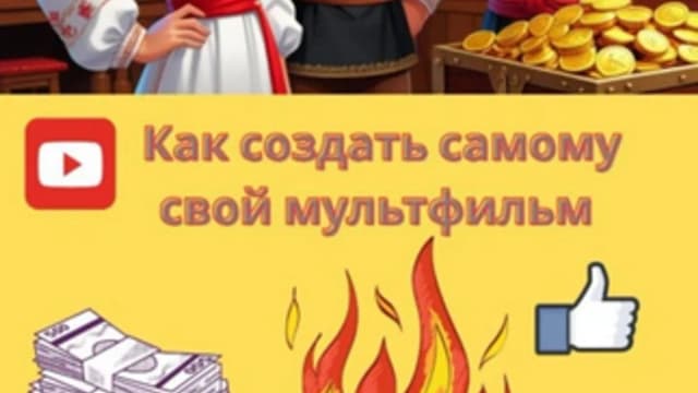 Обложка курса: Как создать самому свой мультфильм [Наташа Дол]. Площадка: Складчик