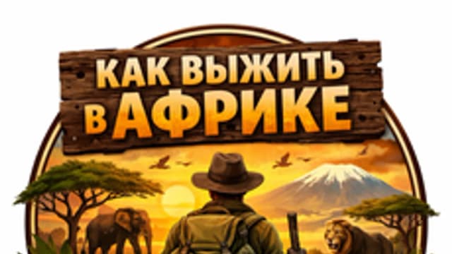 Обложка курса «как выжить в африке» на Stepik