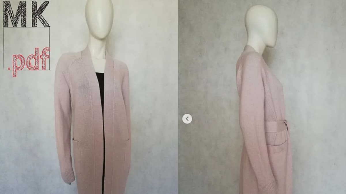 Обложка курса: Кардиган «MilkyRose» (knitjagger). Площадка: Складчина.biz