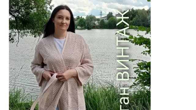 Обложка курса: [knits.elena.l] Кардиган Винтаж (Елена Лапотько). Площадка: Складчина.biz