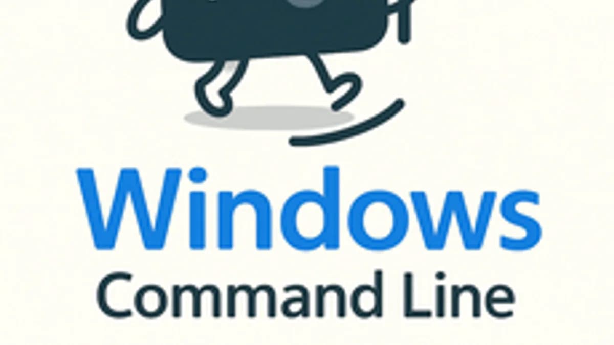 Обложка курса «Командная строка Windows» на Stepik