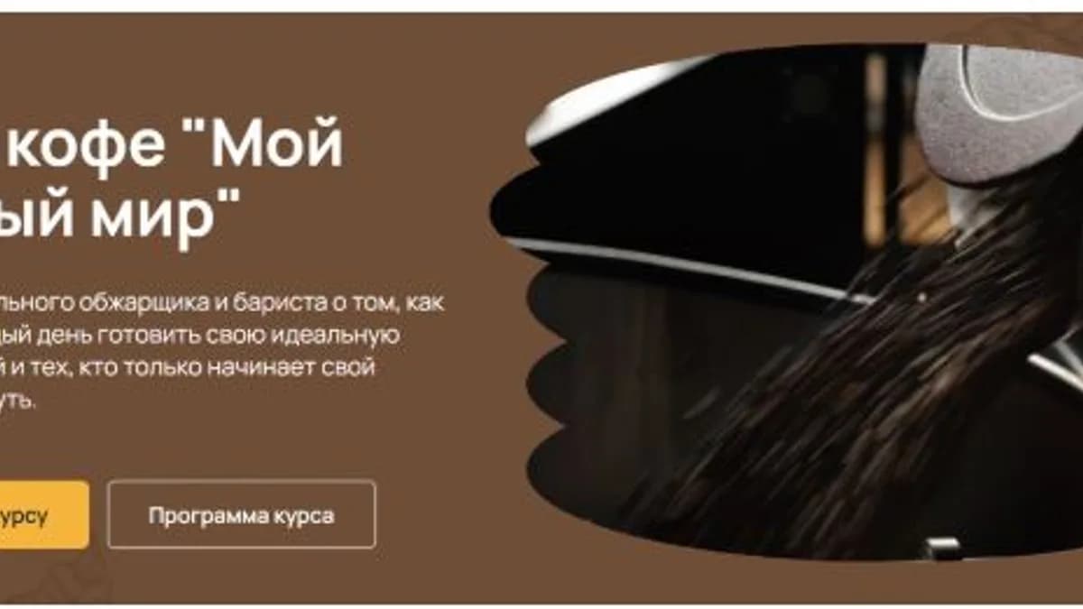 Обложка курса: Курс по кофе Мой кофейный мир [Maru Expert] [Михаил Тюхтяев]. Площадка: Складчик