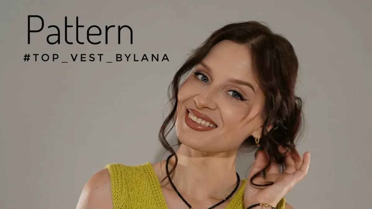 Обложка курса: [la.na.knit] Топ Vest (Лариса Попович). Площадка: Складчина.biz