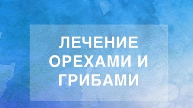 Обложка курса: Лечение орехами и грибами [Галина Сергеева]. Площадка: Складчик