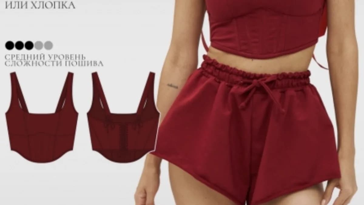 Обложка курса: [lekalolingerie] Корсет Хлоя. Размер XS-4XL. Площадка: Складчина.biz