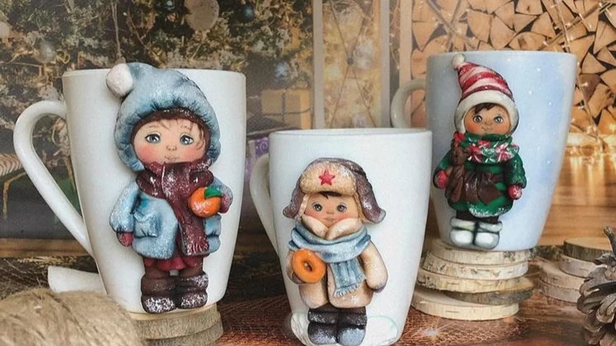 Обложка курса: [Лепка] Новый год из детства [Kristina Kochesok]. Площадка: Складчик