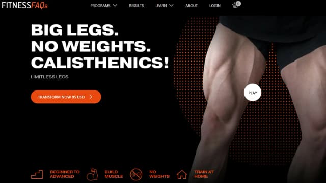Обложка курса: Limitless Legs [FitnessFAQs]. Площадка: Складчик