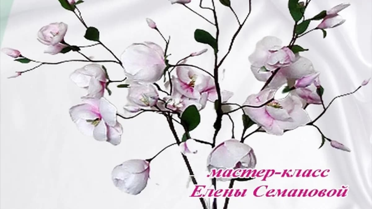 Обложка курса: Магнолия (Елена Семанова). Площадка: Складчина.biz