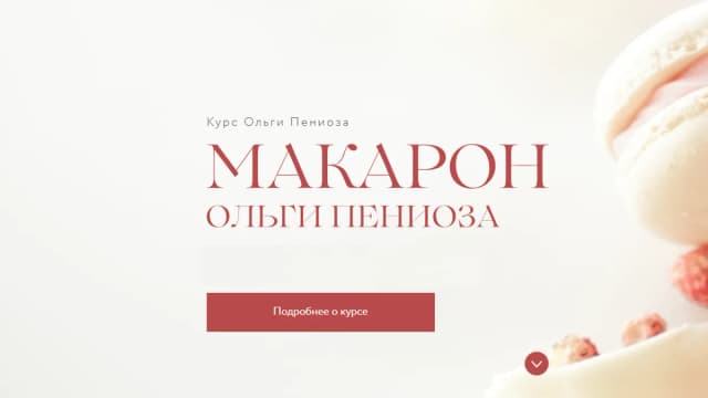 Обложка курса: Макарон [Foxclab] [Ольга Пениоза]. Площадка: Складчик