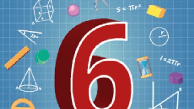 Обложка курса «Математика 6 класс» на Stepik