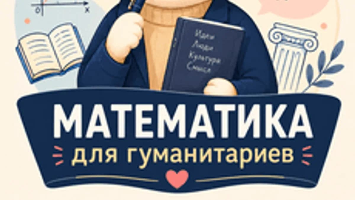 Обложка курса «Математика для гуманитариев.» на Stepik