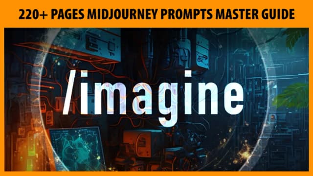 Обложка курса: Midjourney мастер-гайд подсказок. Площадка: Складчик